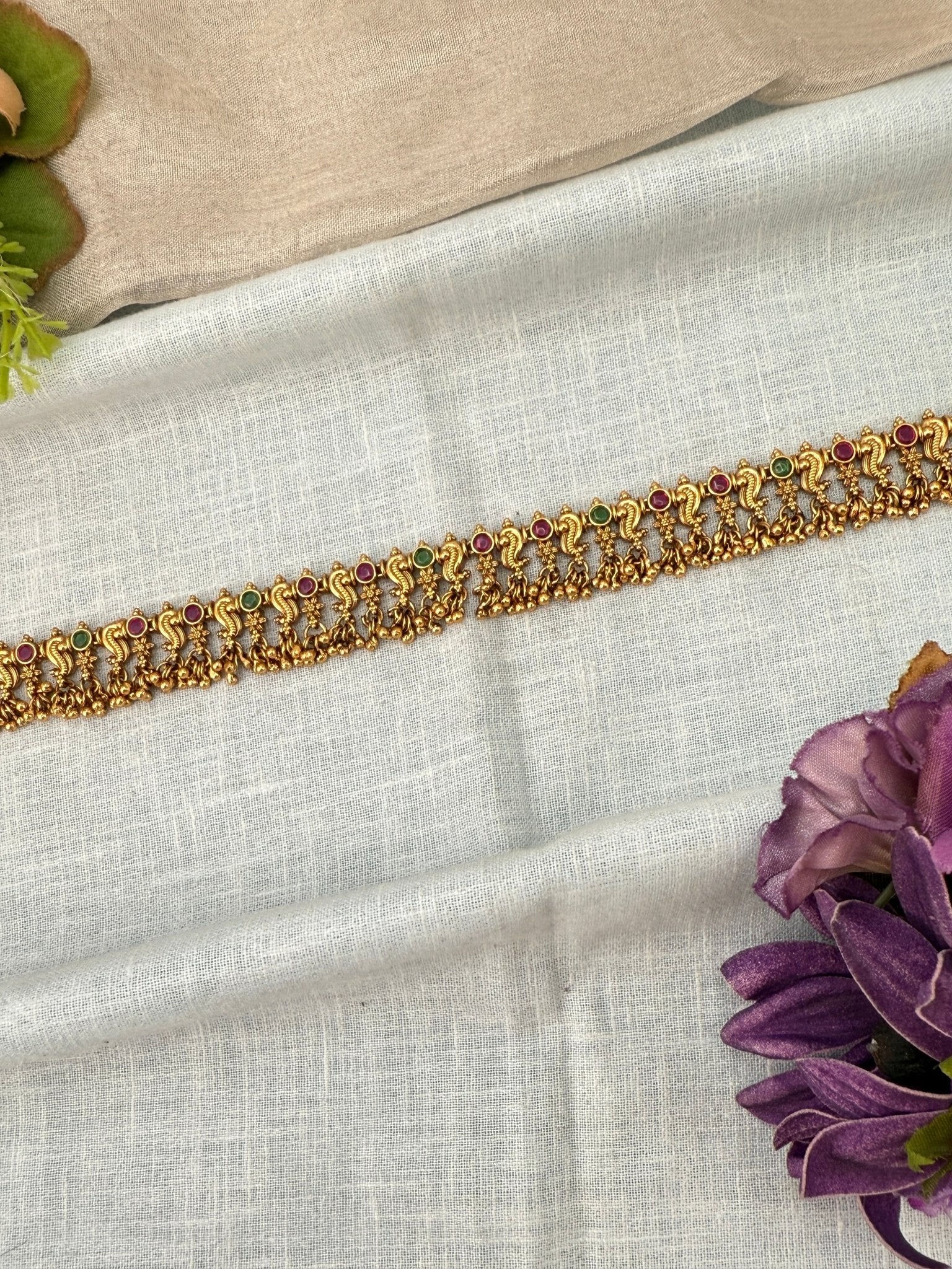Luxurious Antique Chain Vaddanam Kamarbandh 8039 - Mahilas