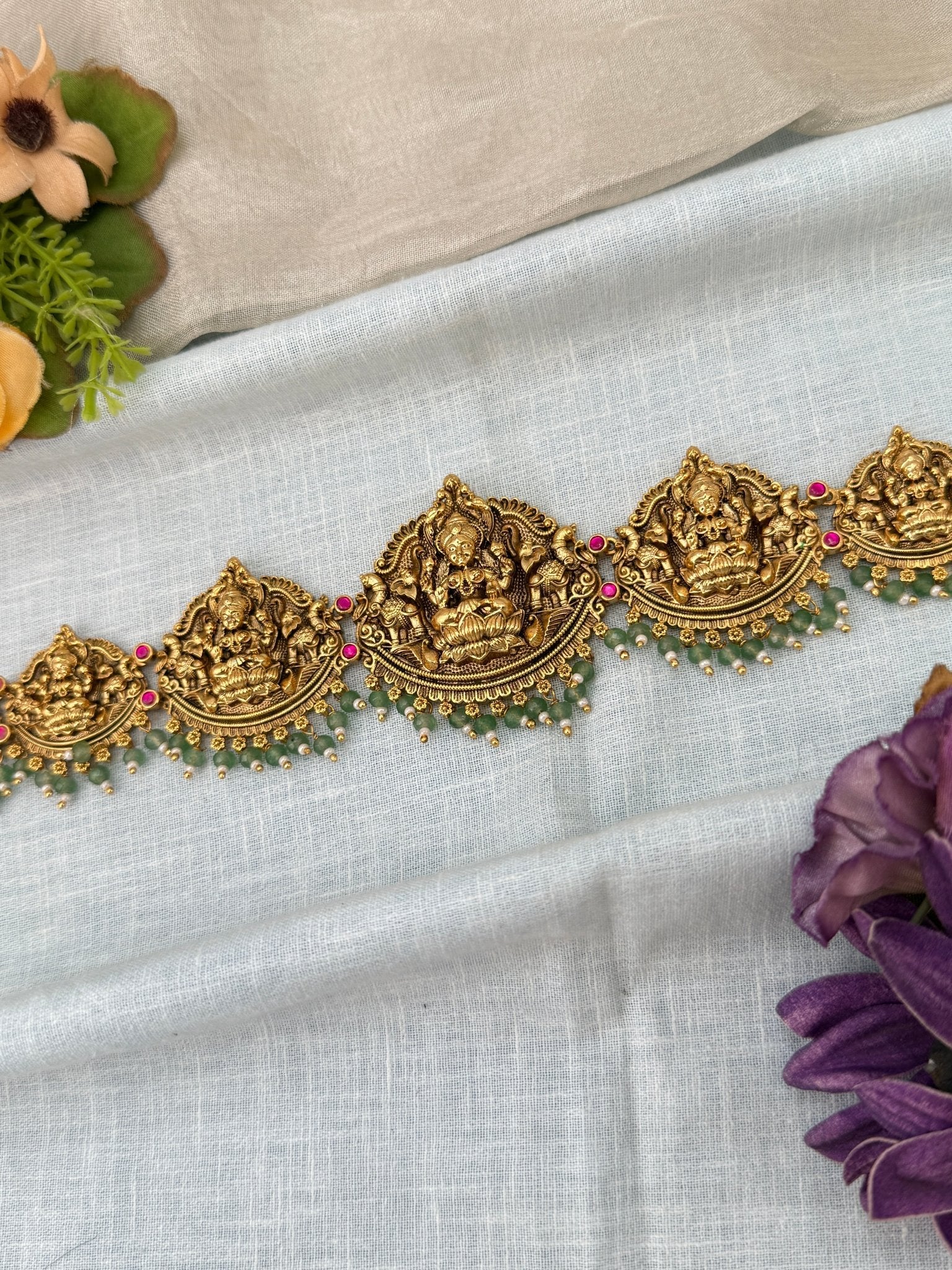 Luxurious Antique Chain Vaddanam Kamarbandh 8040 - Mahilas
