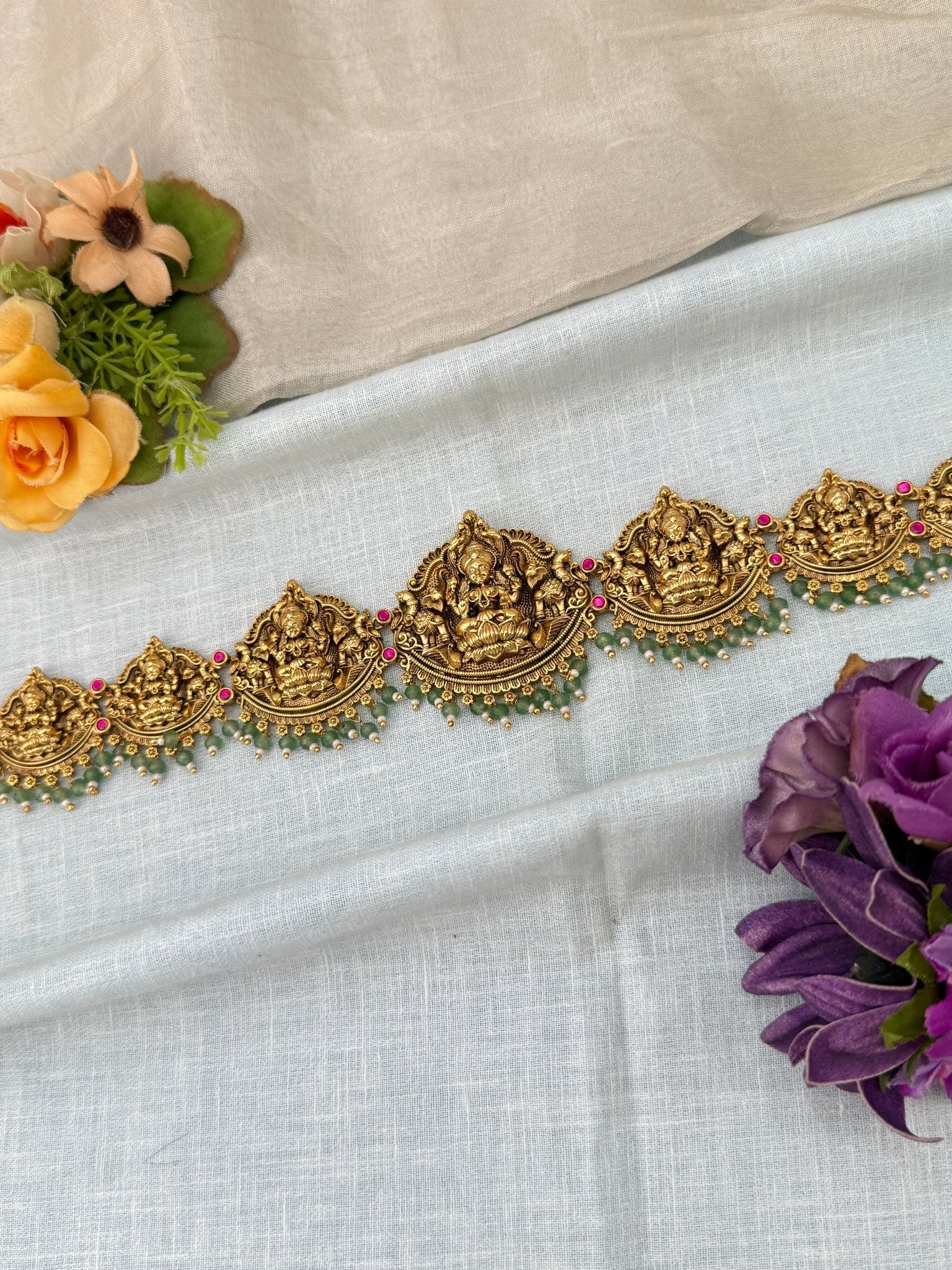 Luxurious Antique Chain Vaddanam Kamarbandh 8040 - Mahilas