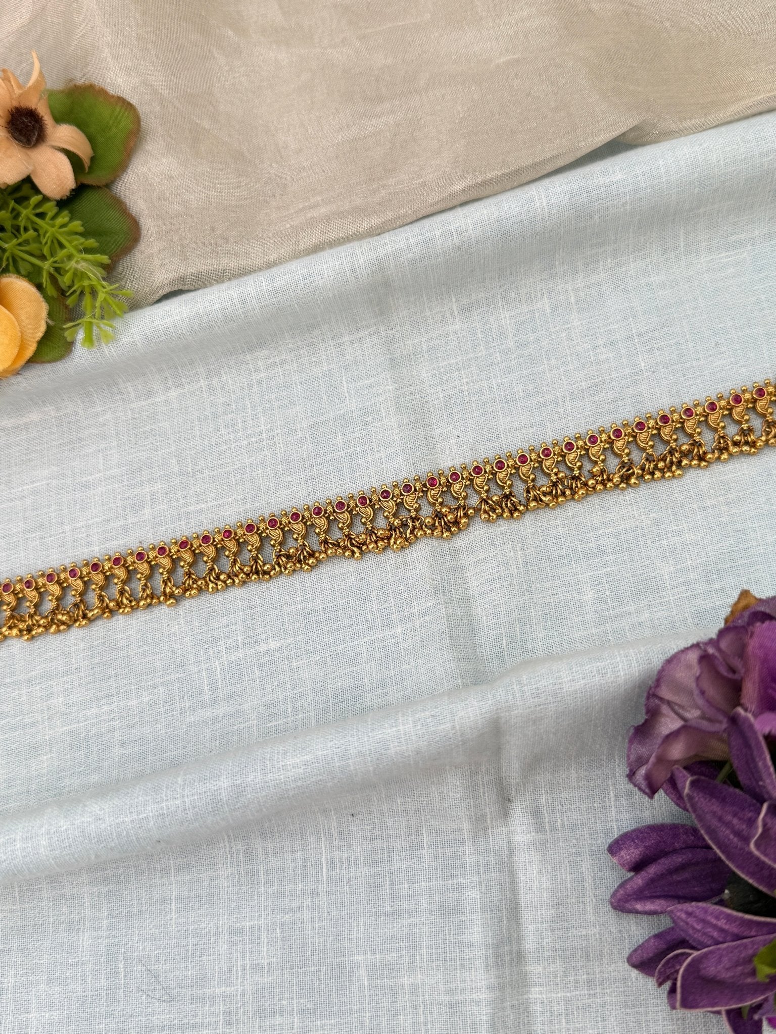Luxurious Antique Chain Vaddanam Kamarbandh 8041 - Mahilas