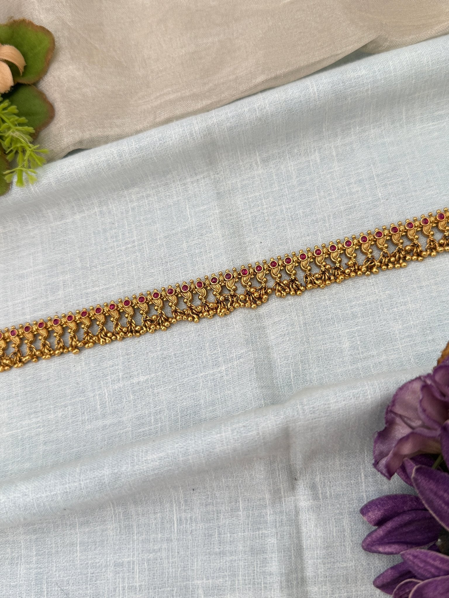 Luxurious Antique Chain Vaddanam Kamarbandh 8041 - Mahilas