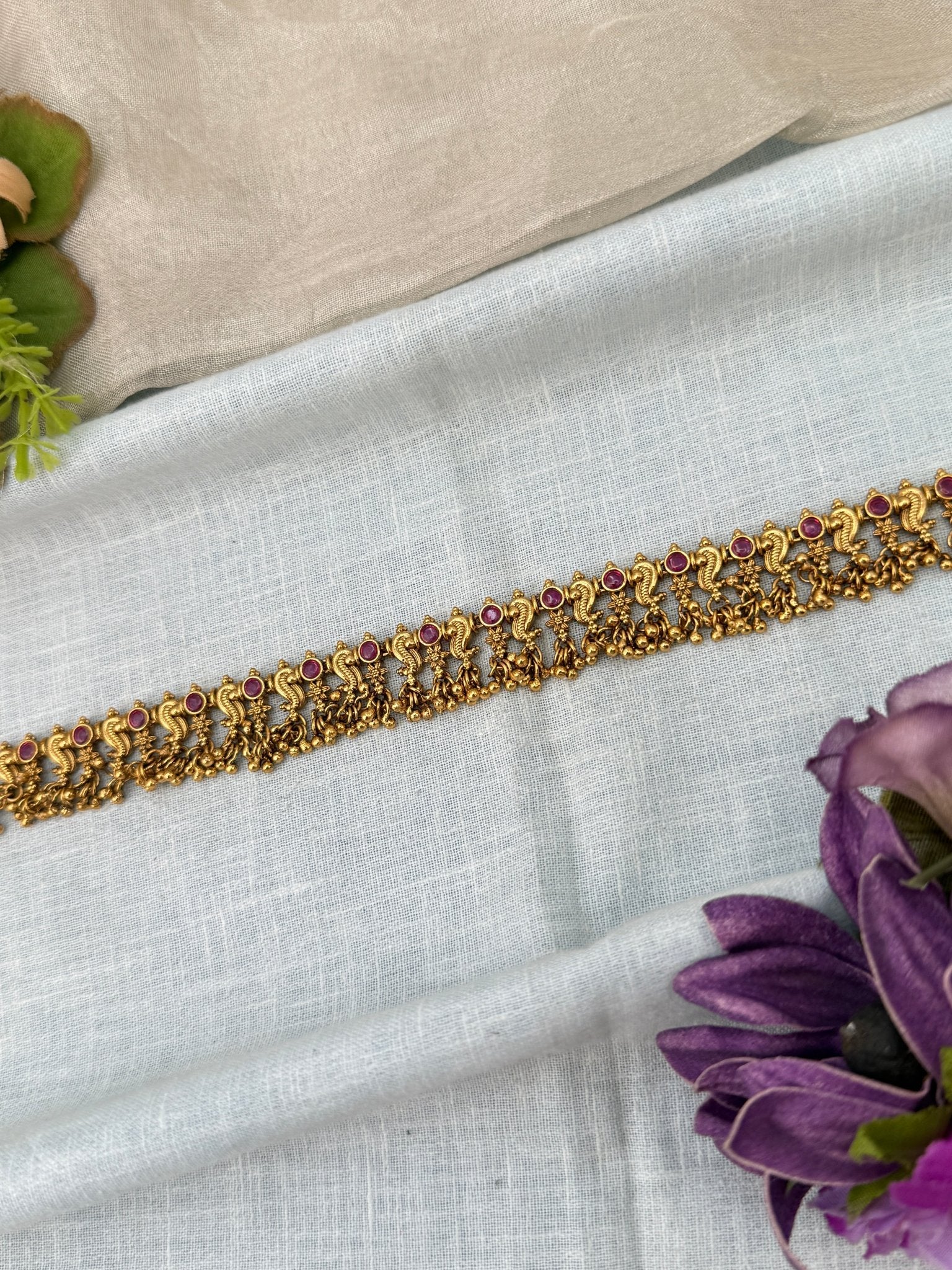 Luxurious Antique Chain Vaddanam Kamarbandh 8042 - Mahilas