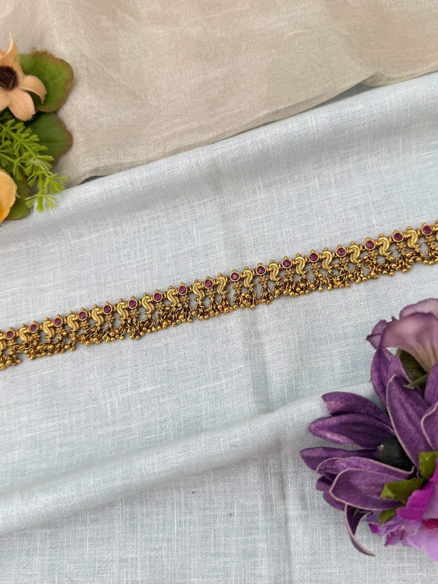 Luxurious Antique Chain Vaddanam Kamarbandh 8042 - Mahilas