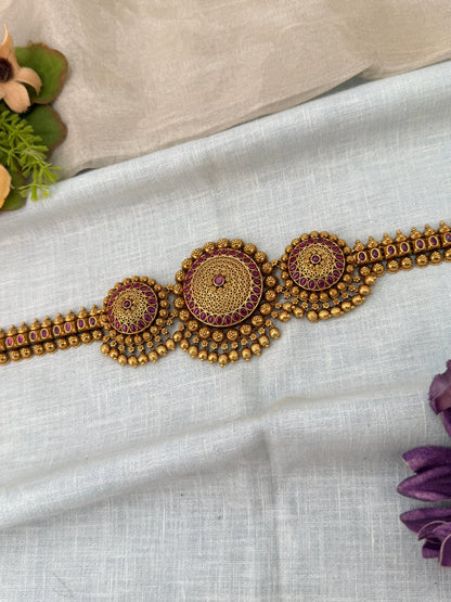 Luxurious Antique Chain Vaddanam Kamarbandh 8047 - Mahilas