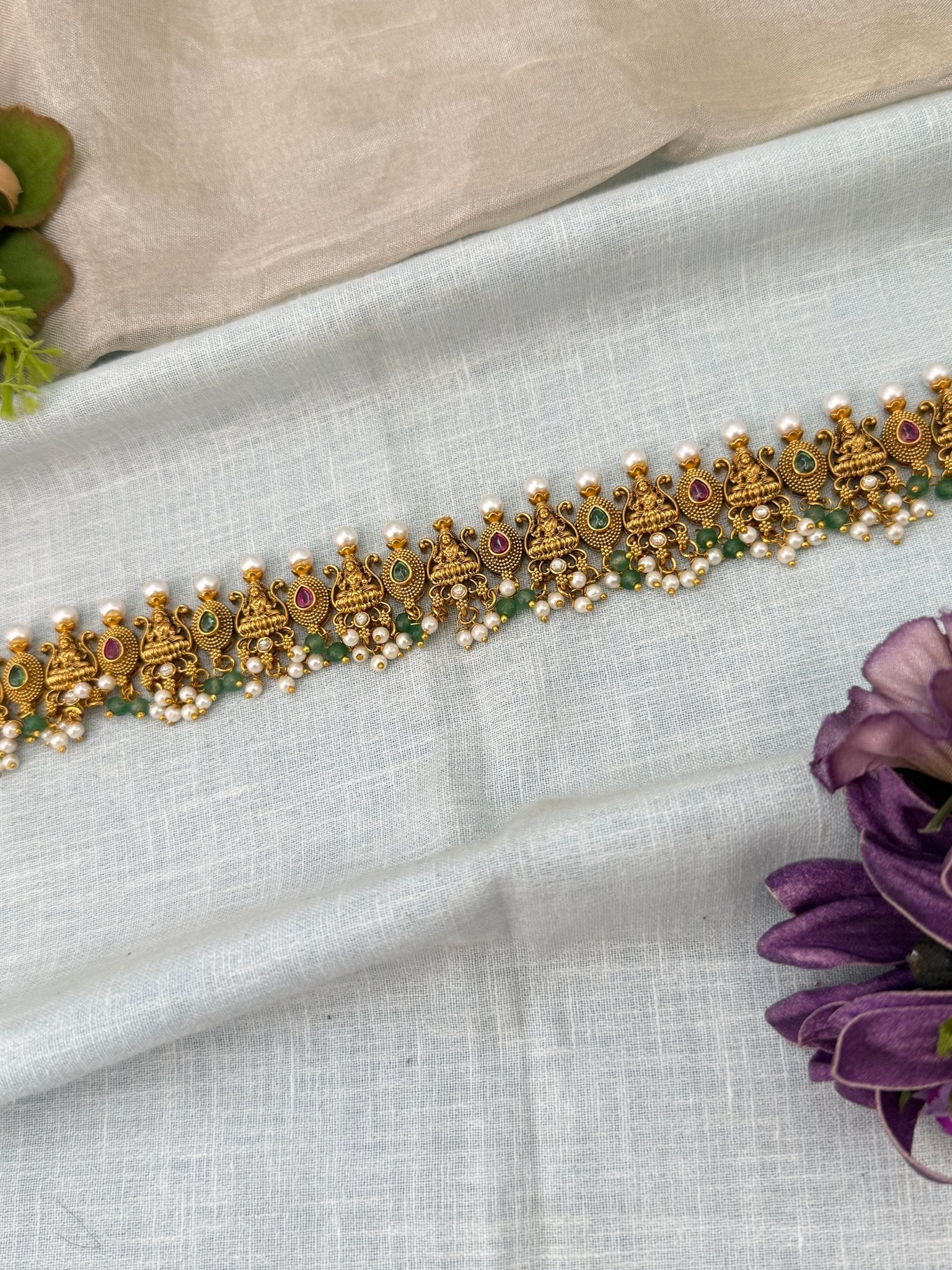 Luxurious Antique Chain Vaddanam Kamarbandh 8049 - Mahilas
