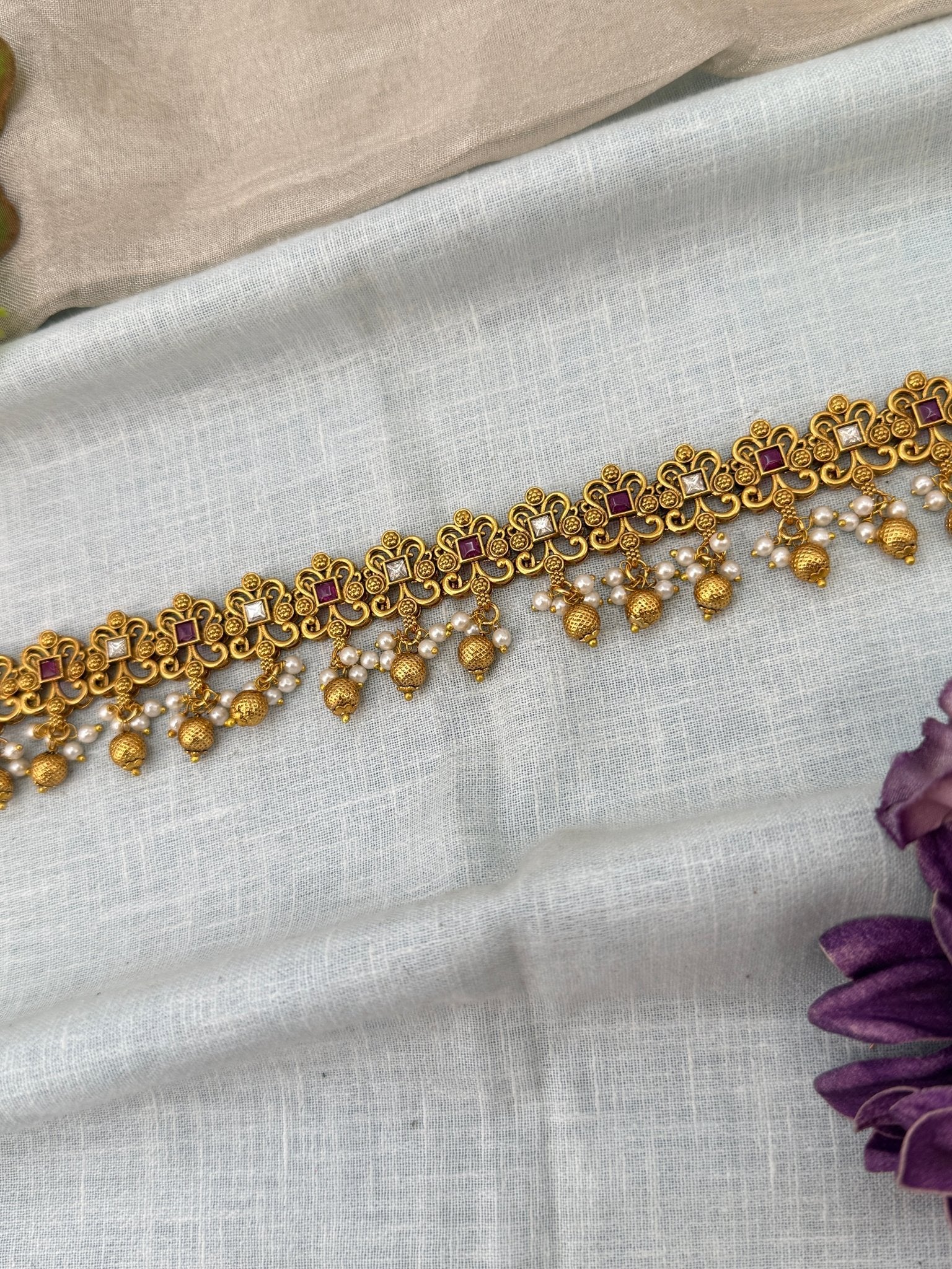 Luxurious Antique Chain Vaddanam Kamarbandh 8050 - Mahilas