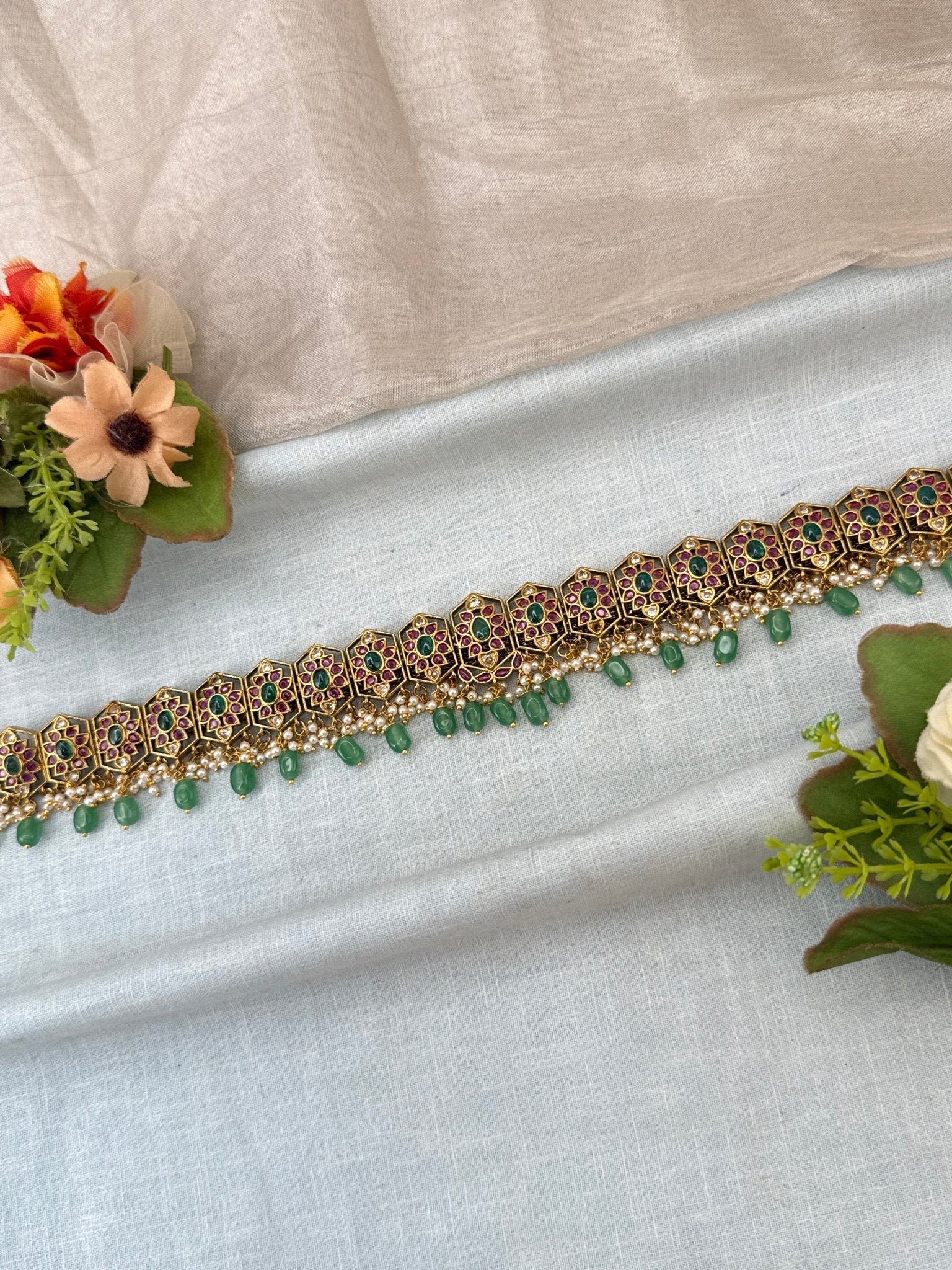 Luxurious Antique Chain Vaddanam Kamarbandh 8070 - Mahilas