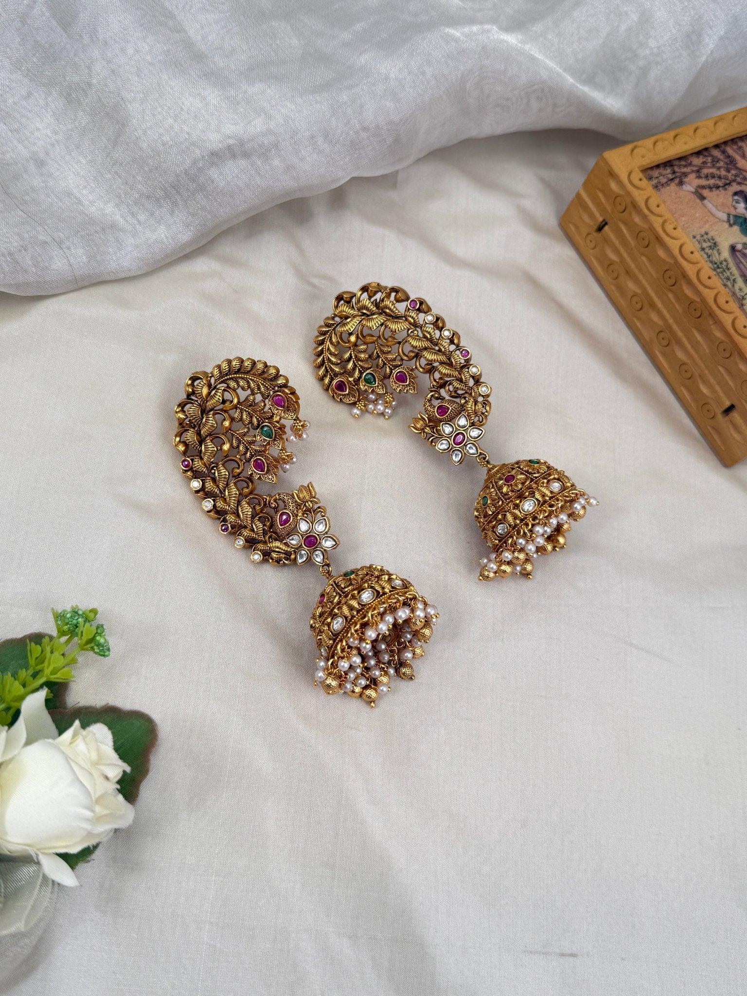 Luxurious Antique Earcuff Earrings 0437 - Mahilas