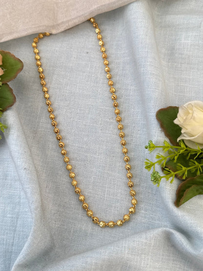 Luxurious Antique Gold Like Chain 18 inch 1052 - Mahilas