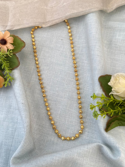 Luxurious Antique Gold Like Chain 18 inch 1052 - Mahilas