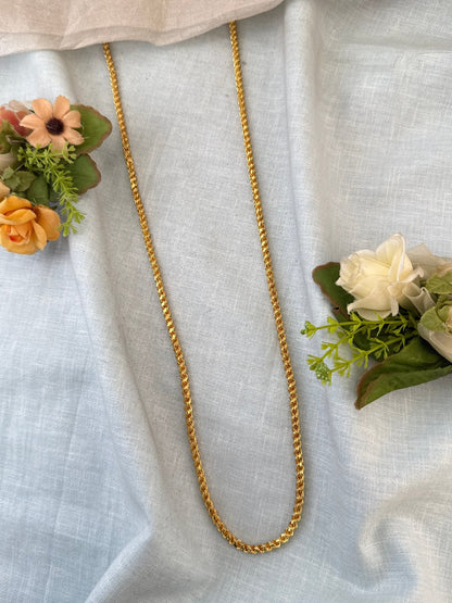 Luxurious Antique Gold Like Chain 24 inch 1046 - Mahilas