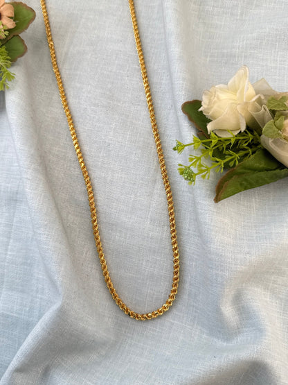 Luxurious Antique Gold Like Chain 24 inch 1046 - Mahilas