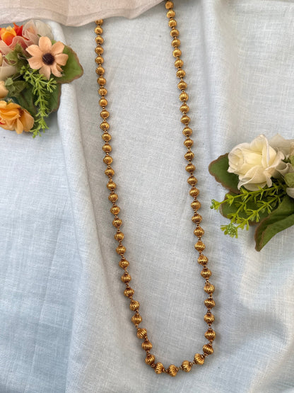 Luxurious Antique Gold Like Chain 24 inch 1053 - Mahilas