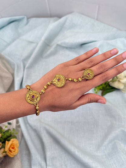 Luxurious Antique Hathpan Hathphool 004 - Mahilas