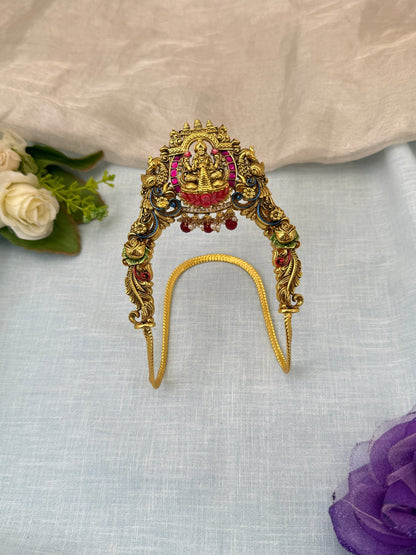 Luxurious Antique Jadau Vanki Bajubandh 4133 - Mahilas