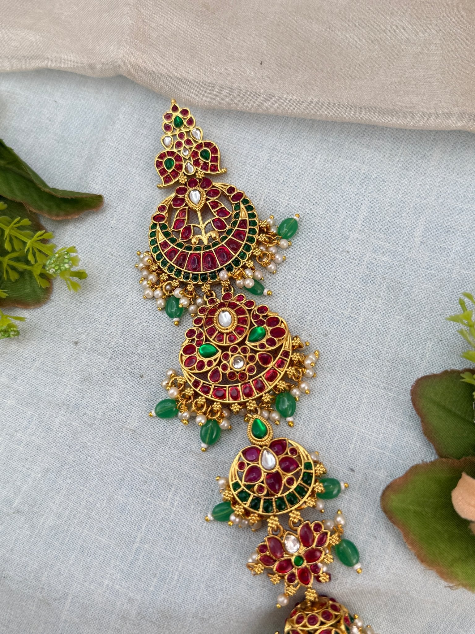 Luxurious Antique Kundan Jadebille 3054 - Mahilas