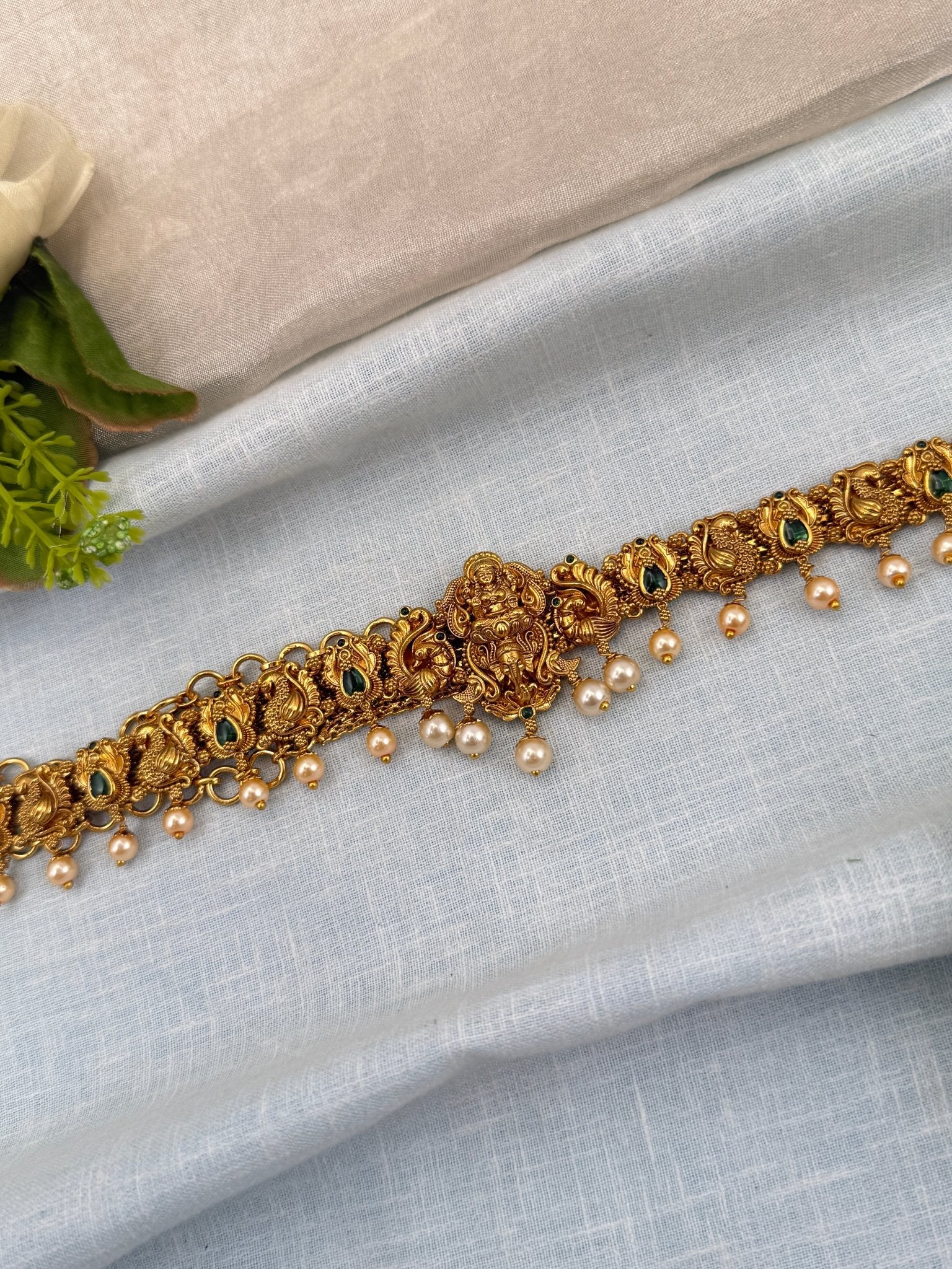 Luxurious Antique Lakshmi Chain Vaddanam Hip Belt 7239 - Mahilas