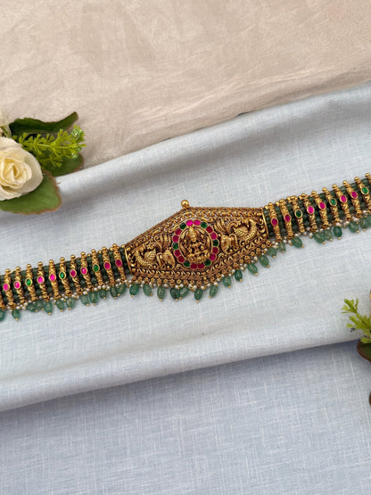 Luxurious Antique Lakshmi Chain Vaddanam Hip Belt 8005 - Mahilas