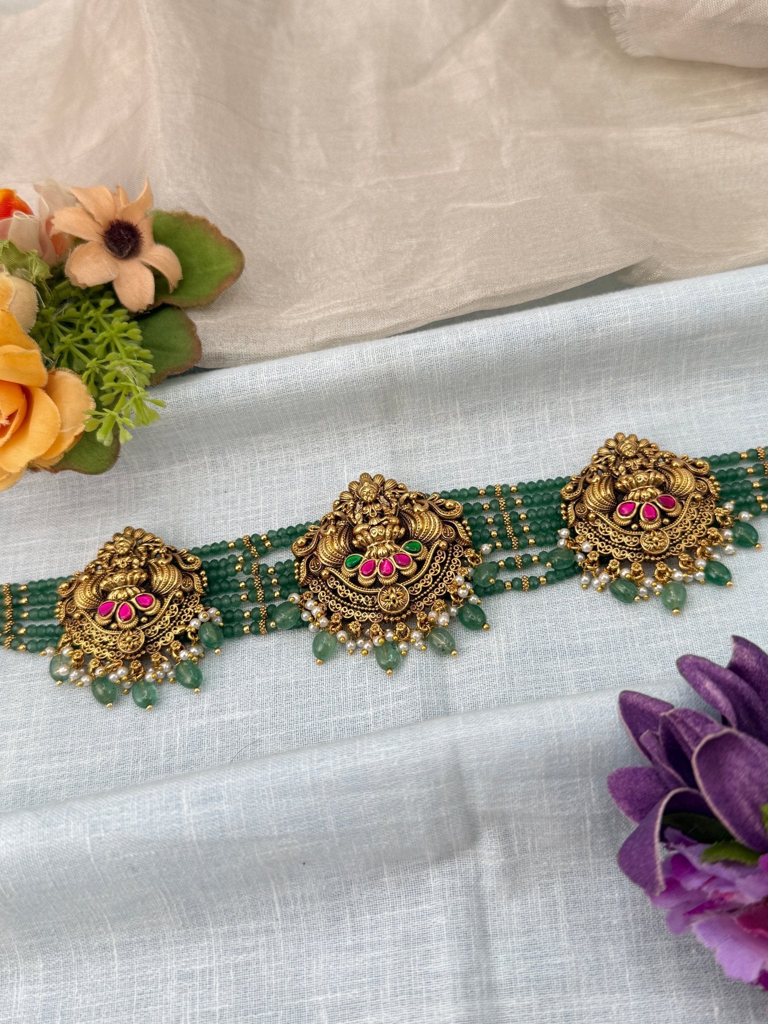 Luxurious Antique Layer Chain Vaddanam Kamarbandh 8030 - Mahilas