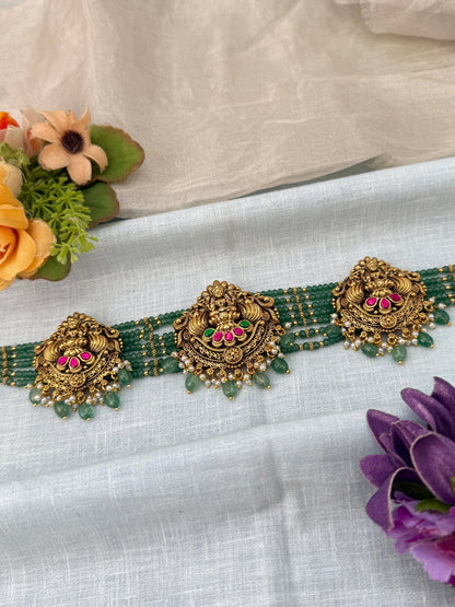 Luxurious Antique Layer Chain Vaddanam Kamarbandh 8030 - Mahilas