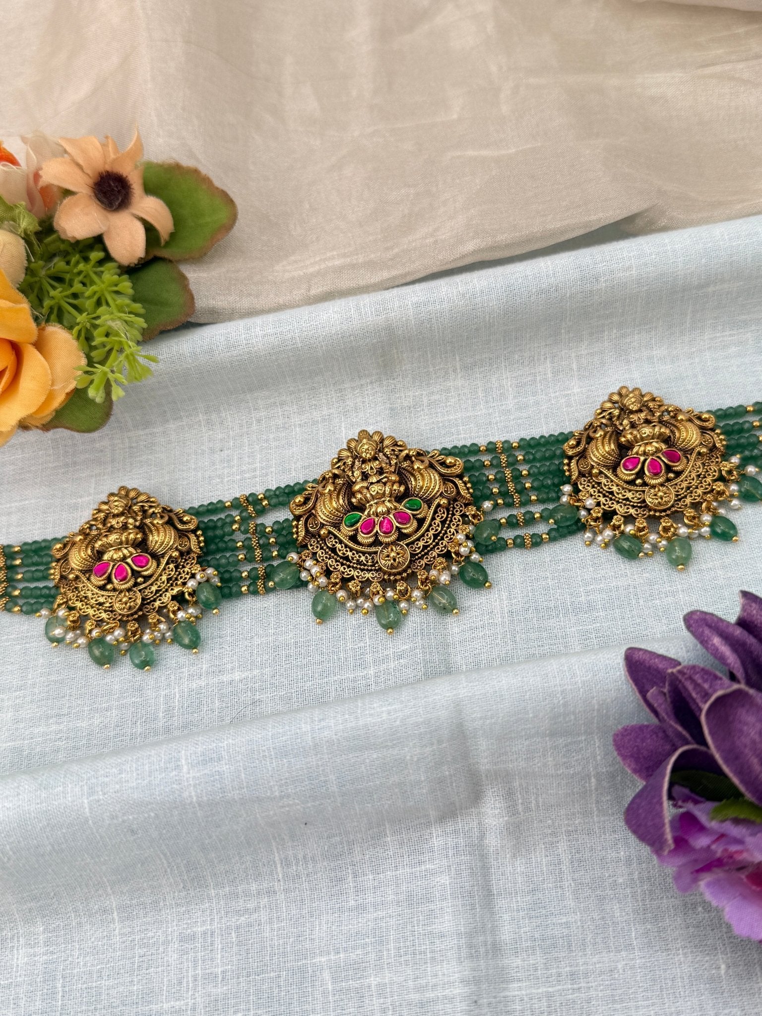Luxurious Antique Layer Chain Vaddanam Kamarbandh 8030 - Mahilas