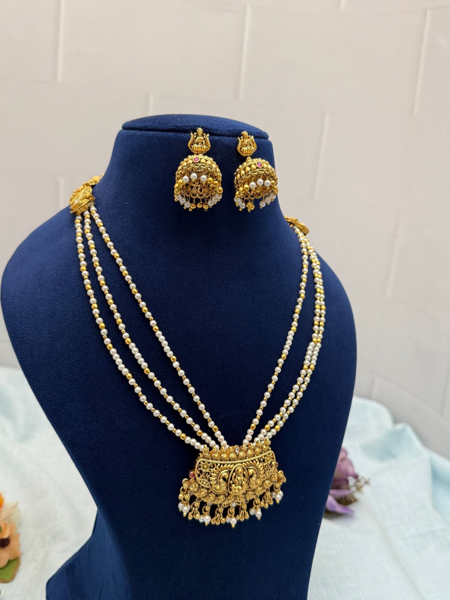 Luxurious Antique Layer Necklace Set 602 - Mahilas