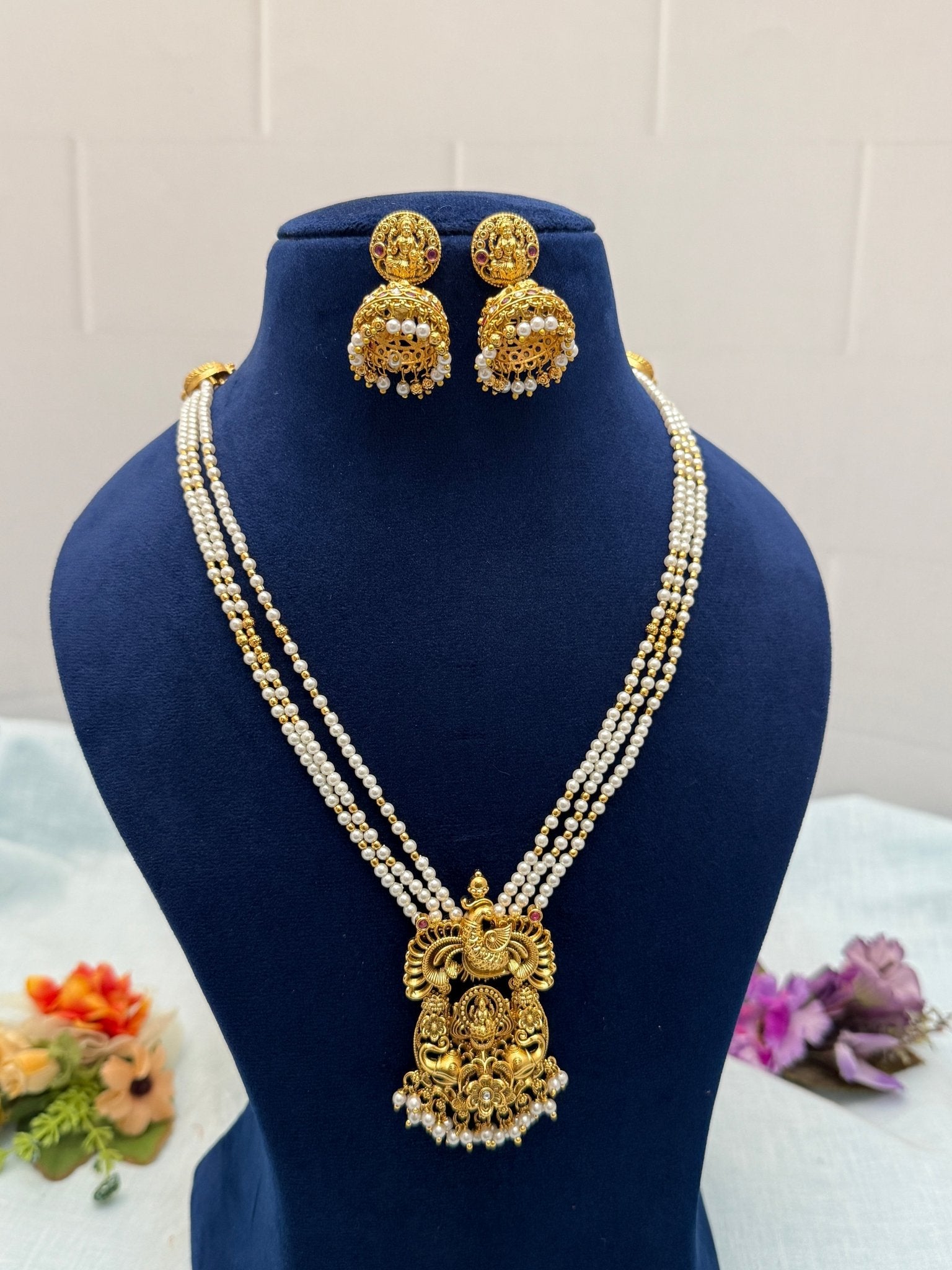 Luxurious Antique Layer Necklace Set 603 - Mahilas