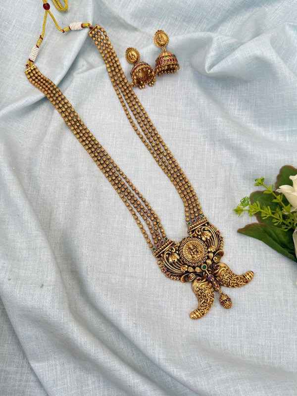 Luxurious Antique Layer Pendant Necklace Set 0293