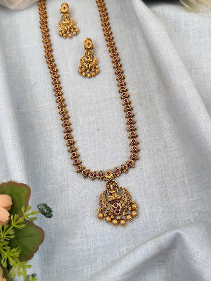 Luxurious Antique long Necklace Set 0103 - Mahilas