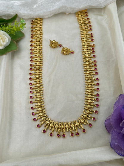 Luxurious Antique Long Necklace Set 0615 - Mahilas