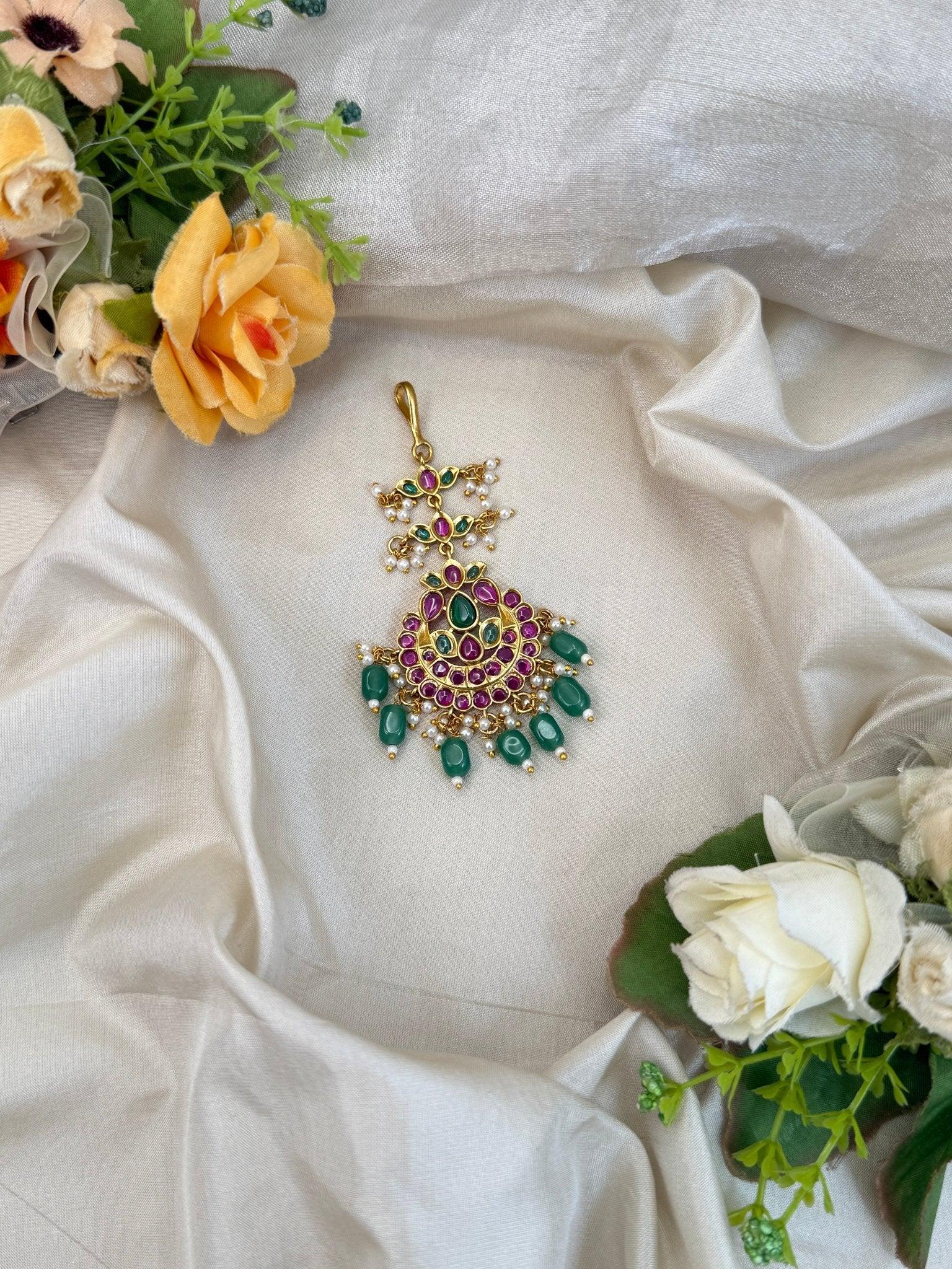 Luxurious Antique Maang Tikka 250 - Mahilas