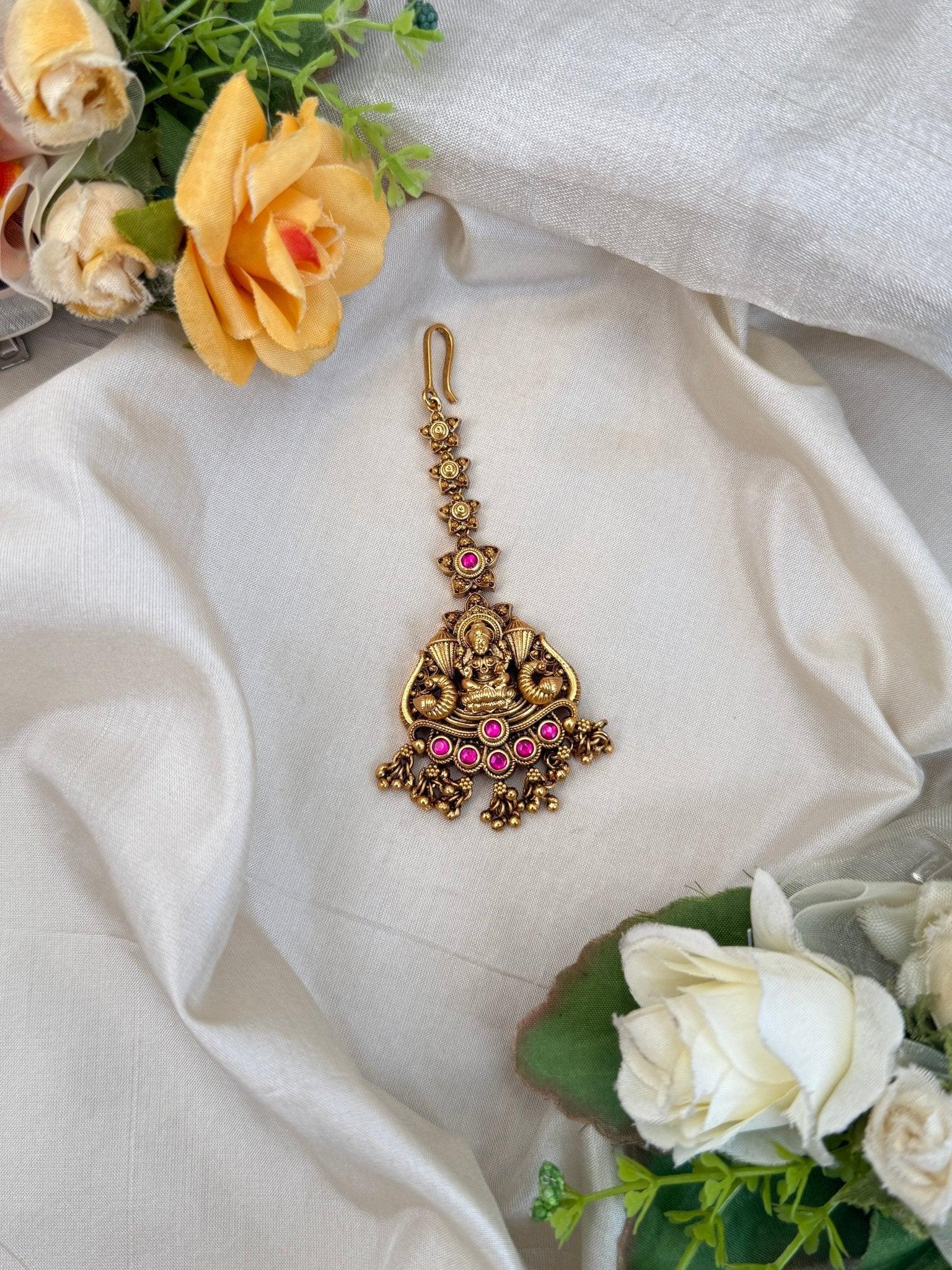 Luxurious Antique Maang Tikka 254 - Mahilas