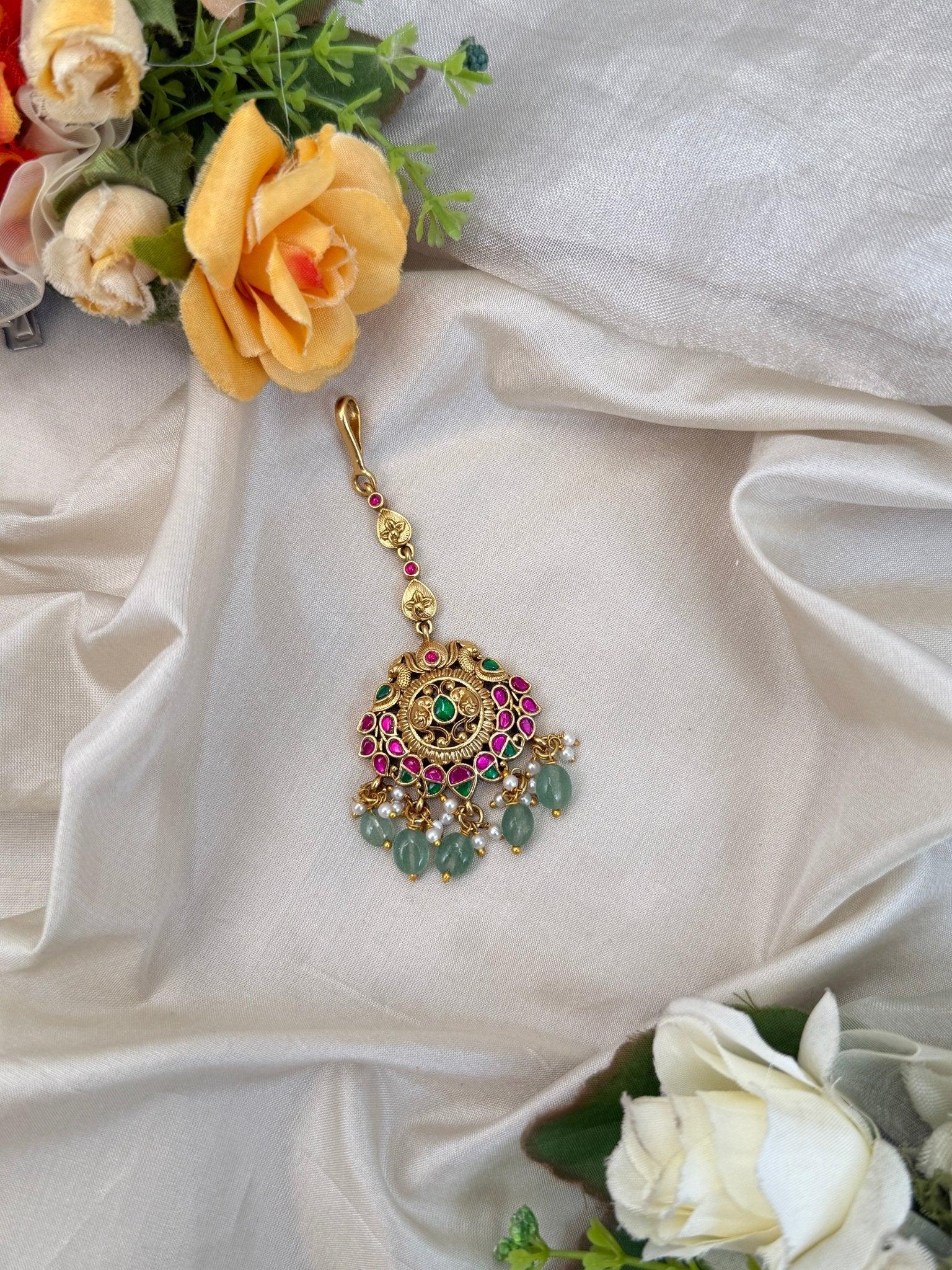 Luxurious Antique Maang Tikka 266 - Mahilas
