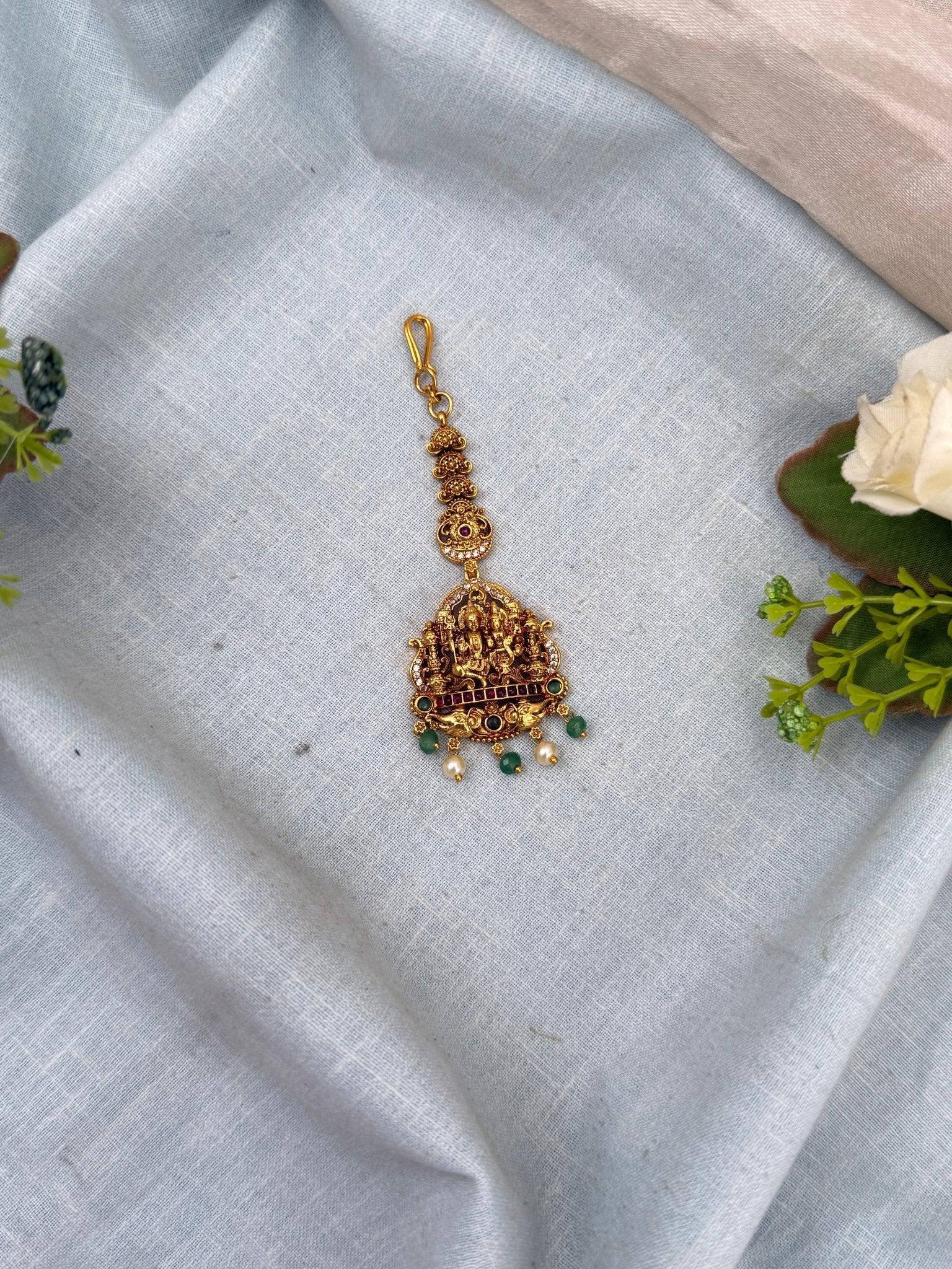Luxurious Antique Maang Tikka 296 - Mahilas