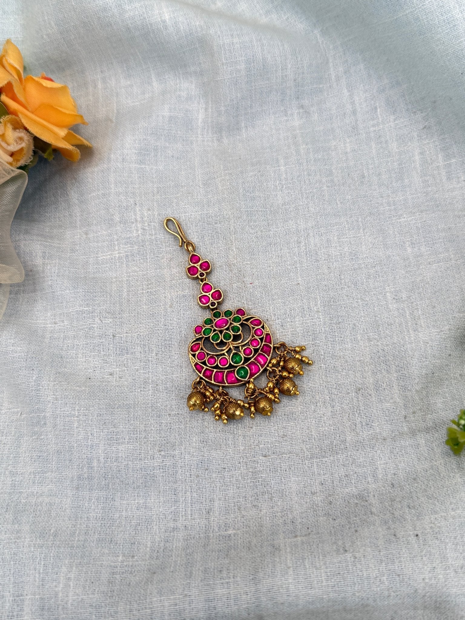 Luxurious Antique Maang Tikka 402 - Mahilas