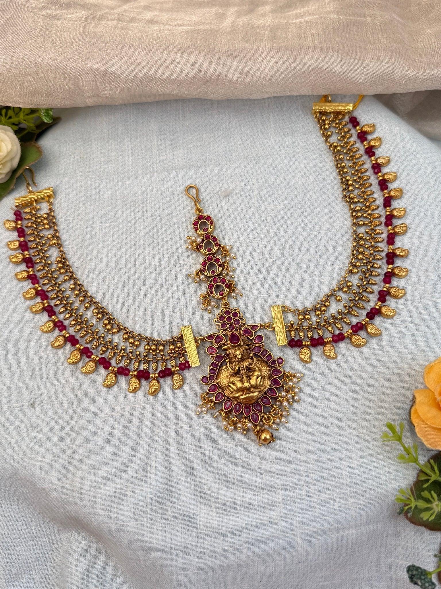 Luxurious Antique Maang Tikka Mathapatti 289 - Mahilas