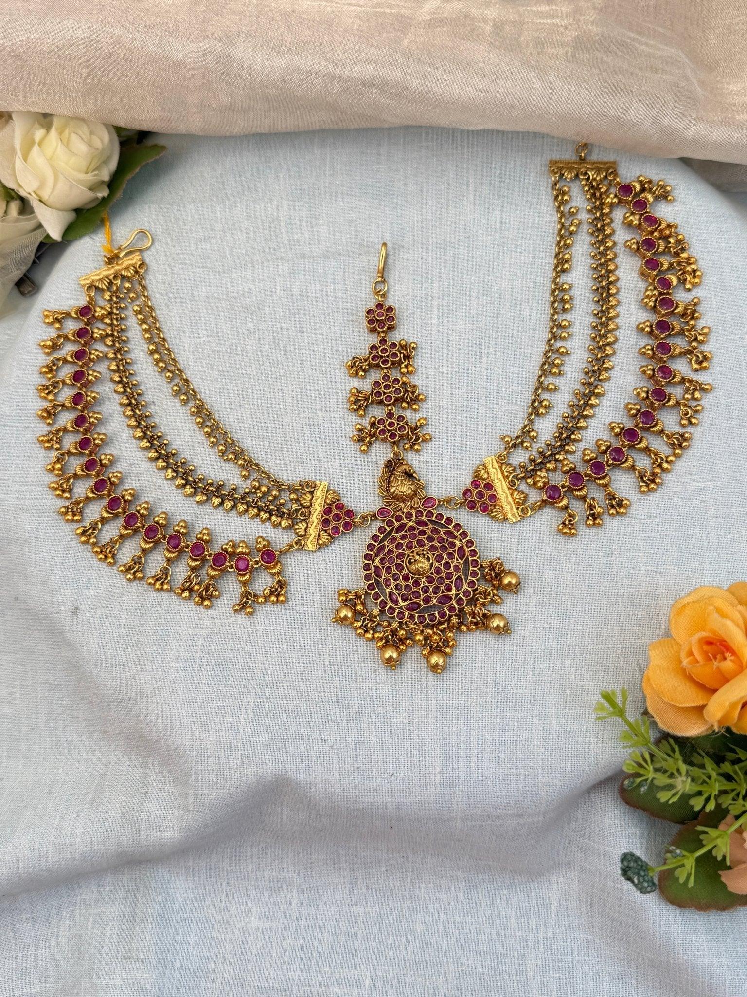 Luxurious Antique Maang Tikka Mathapatti 290 - Mahilas