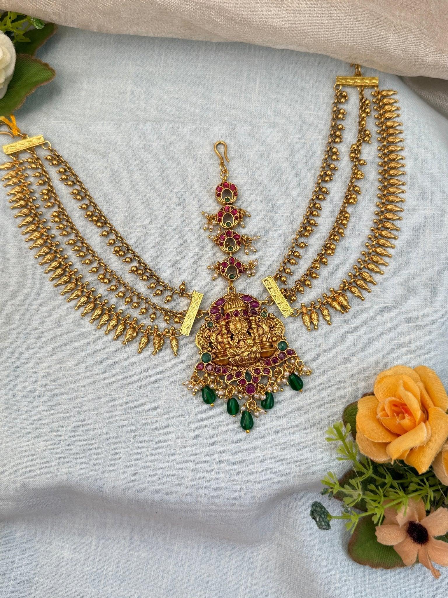 Luxurious Antique Maang Tikka Mathapatti 292 - Mahilas