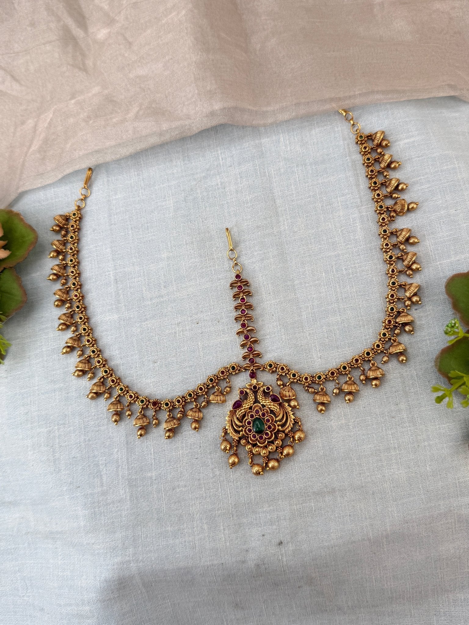 Luxurious Antique Maang Tikka Mathapatti 519 - Mahilas