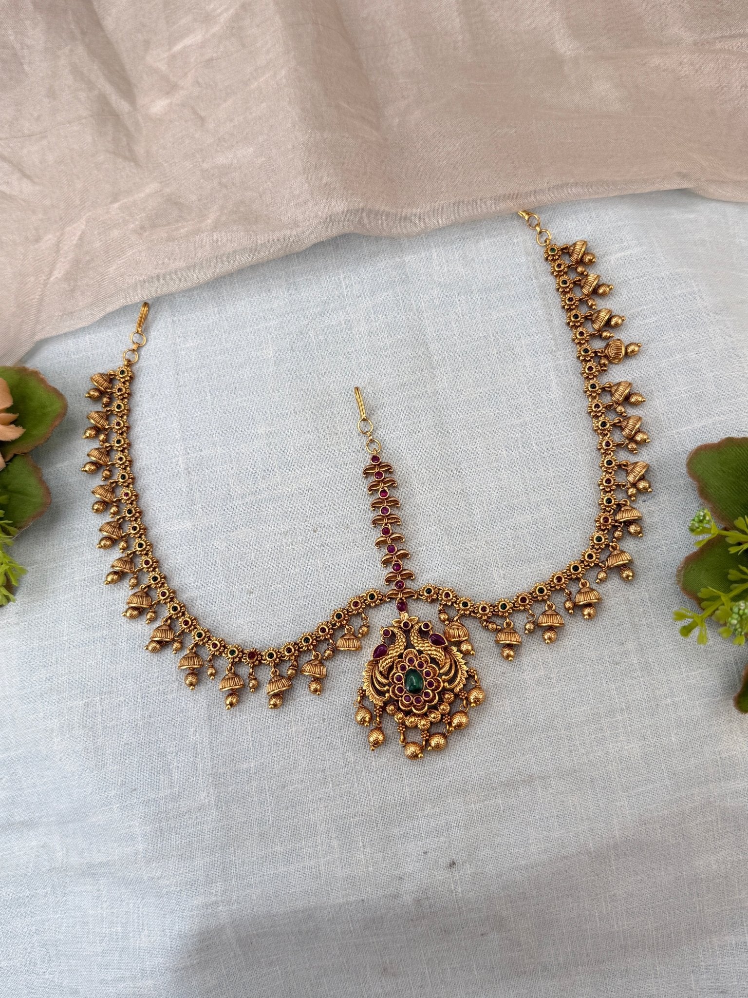 Luxurious Antique Maang Tikka Mathapatti 519 - Mahilas