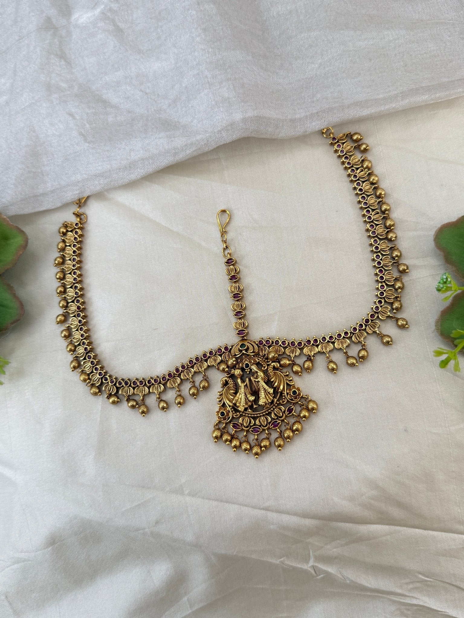 Luxurious Antique Maang Tikka Mathapatti 522 - Mahilas