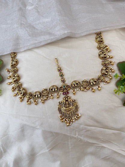 Luxurious Antique Maang Tikka Mathapatti 524 - Mahilas