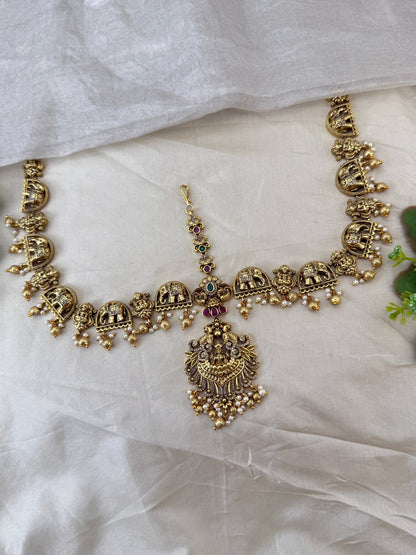 Luxurious Antique Maang Tikka Mathapatti 524 - Mahilas