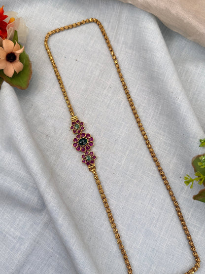 Luxurious Antique Mop Chain Necklace 0448 - Mahilas