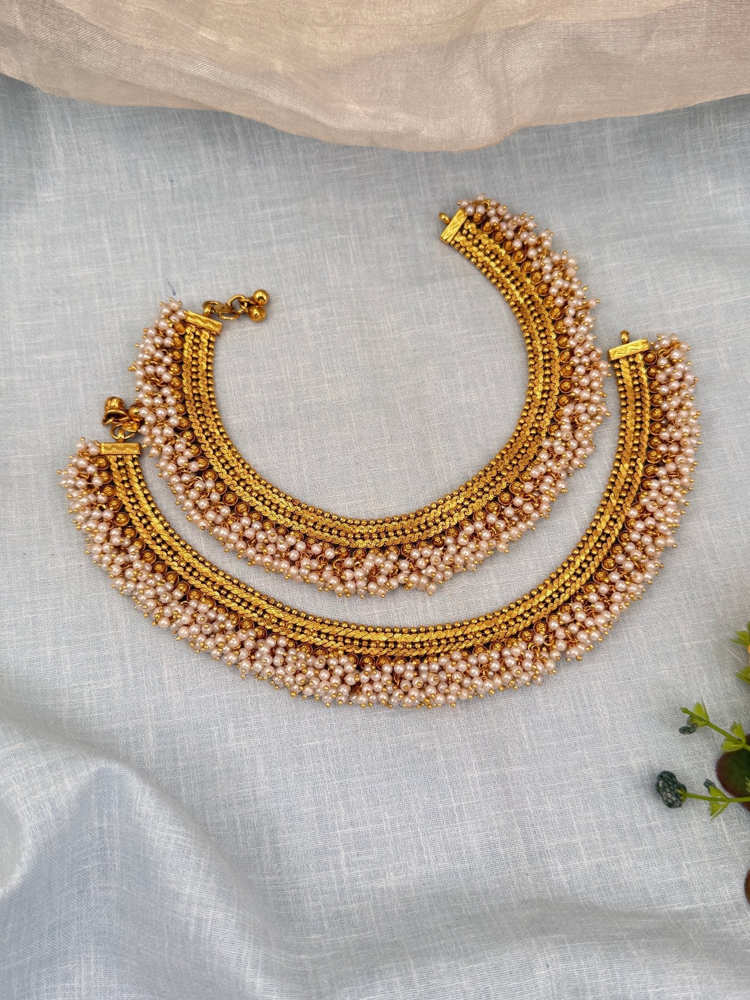 Luxurious Antique Payal Anklet 0220 - Mahilas