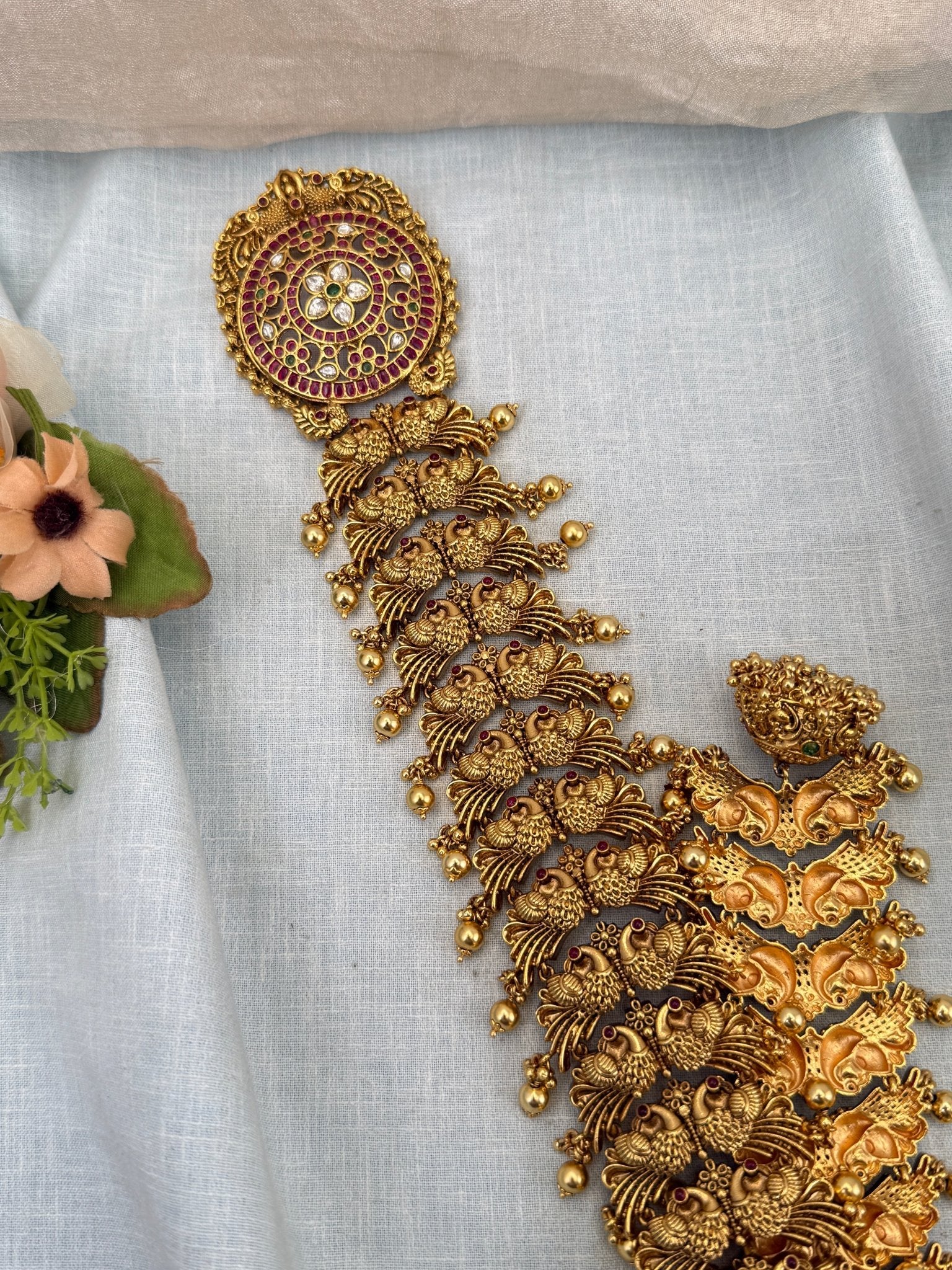 Luxurious Antique Premium Bridal Long Jadebille 492 - Mahilas