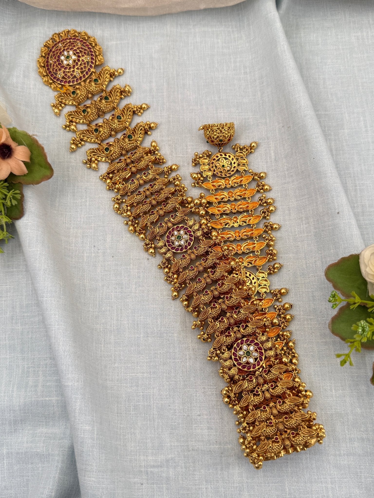 Luxurious Antique Premium Bridal Long Jadebille 494 - Mahilas