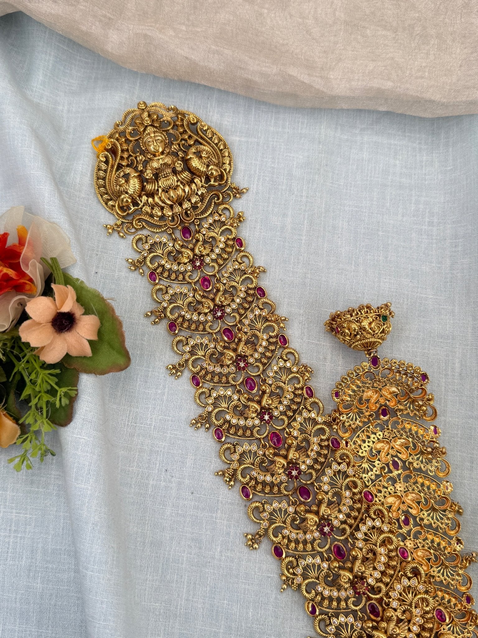 Luxurious Antique Premium Bridal Long Jadebille 495 - Mahilas