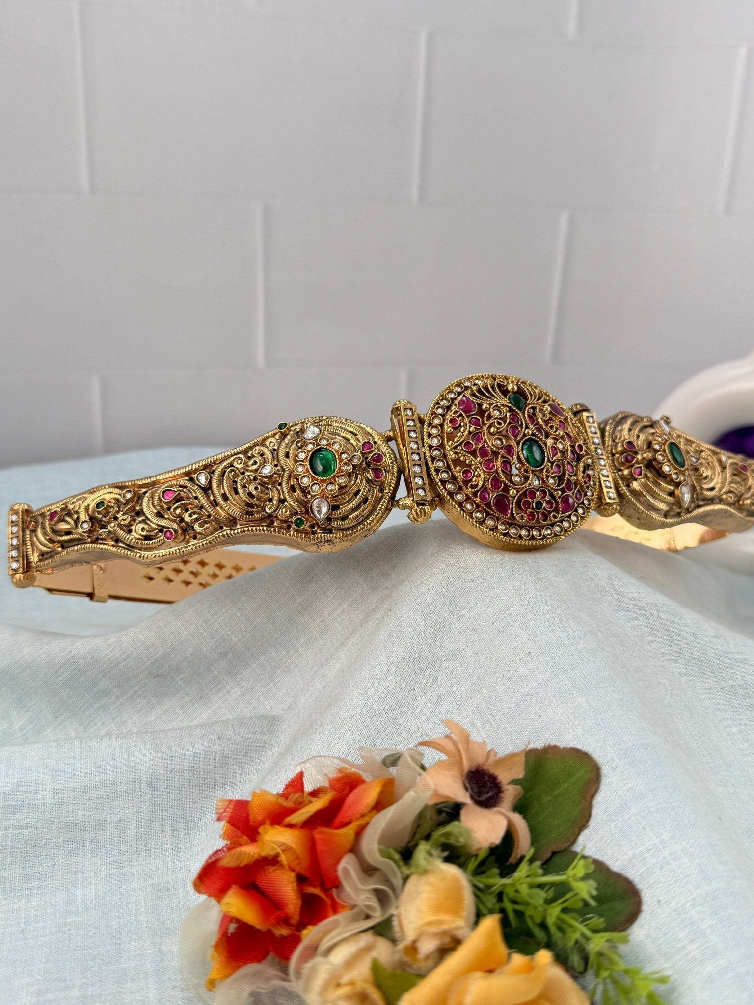 Luxurious Antique Royal Bridal Vaddanam Kamarbandh 8061 - Mahilas