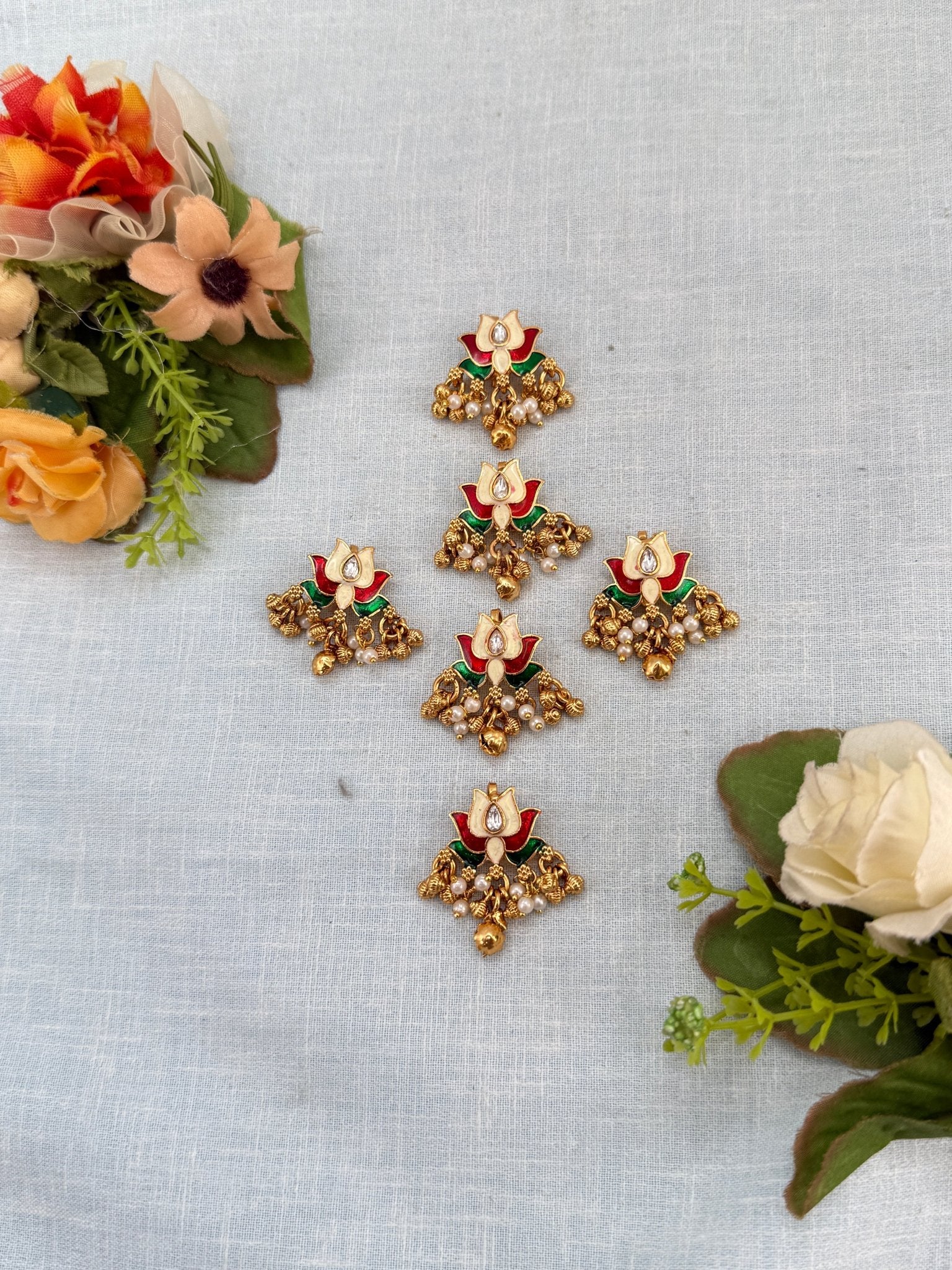 Luxurious Antique Set of 6 Jadebille 3082 - Mahilas